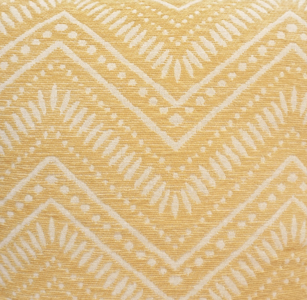 Sahara Chenille Jacquard Throw Pillow Cover | 20" x 20"