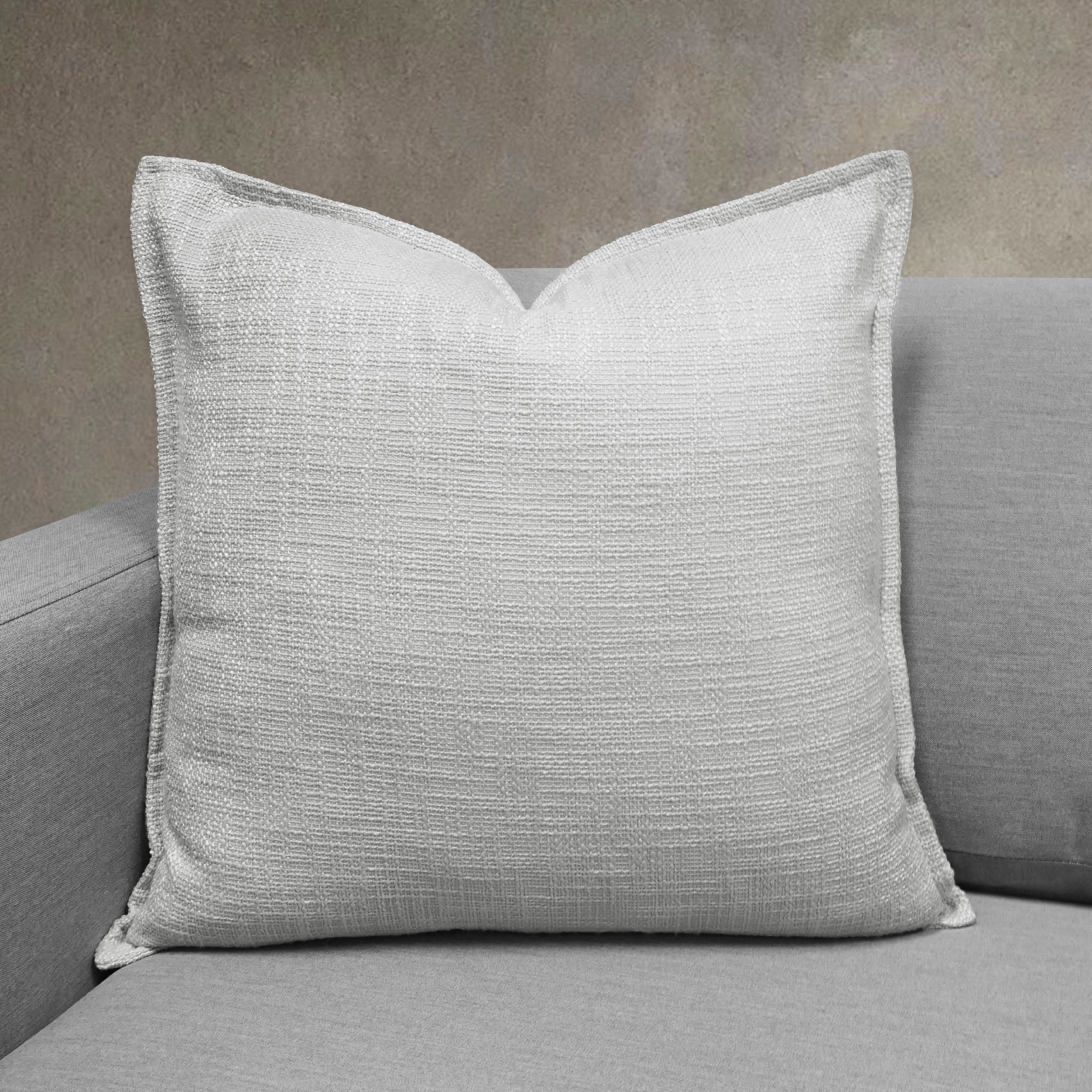 Set of 2 Basely Linen Look Throw Pillow Cover | 20" x 20"