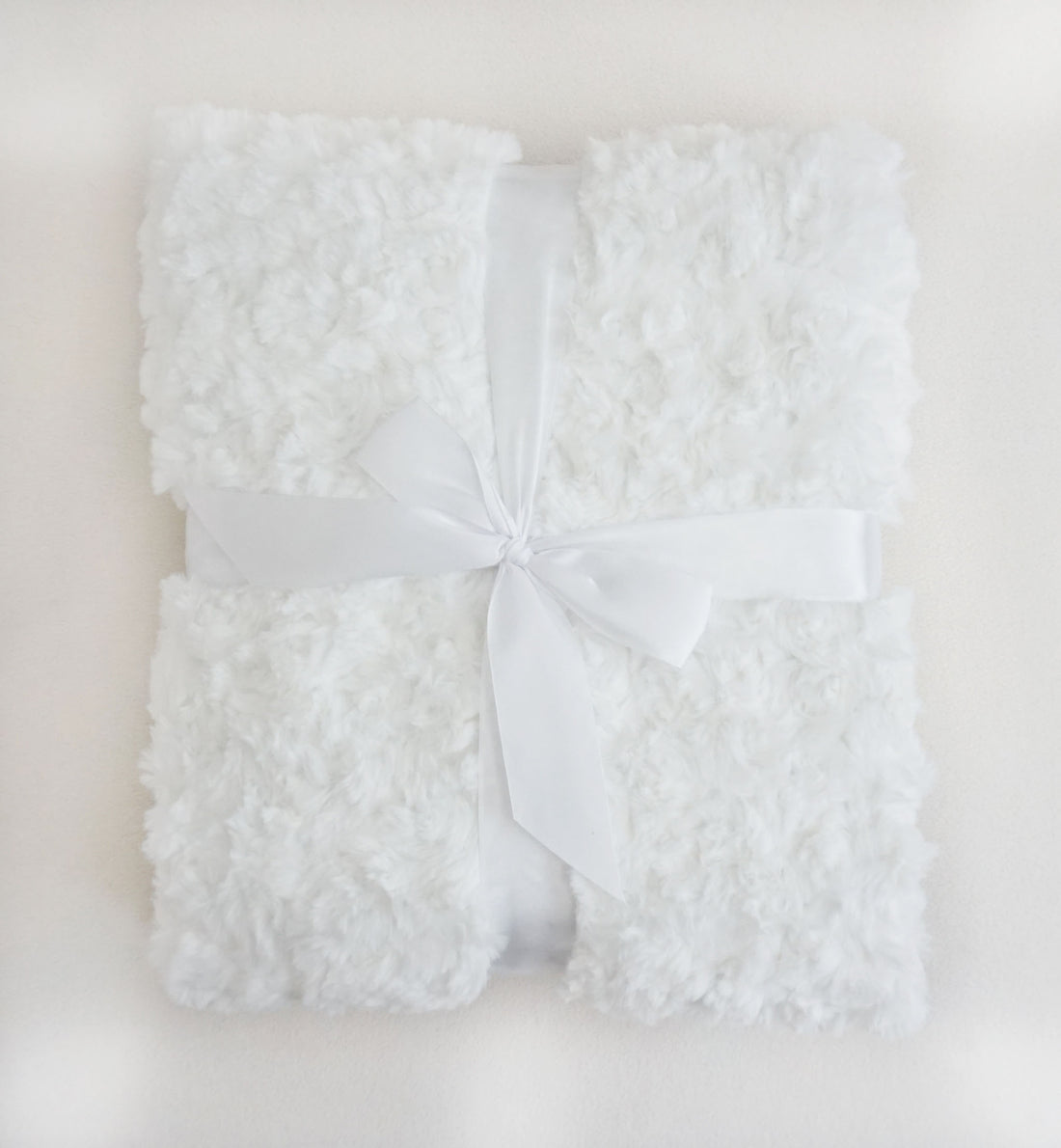 Morgan Faux Fur Throw Blanket | White | 50" x 60"