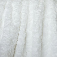 Morgan Faux Fur Throw Pillow | White | 20" x 20"