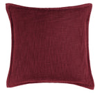 Set of 2 Basely Linen Look Throw Pillow Cover | 20" x 20"