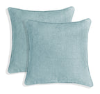 Set of 2 Gorgeous Chenille Throw Pillow Micro Piping | 20" x 20"