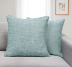 Set of 2 Gorgeous Chenille Throw Pillow Micro Piping | 20" x 20"