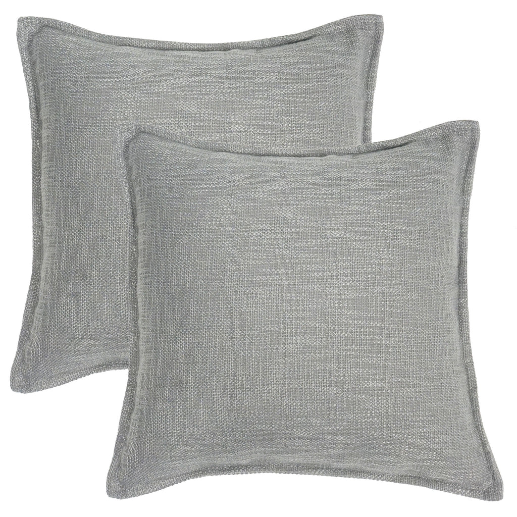 Set of 2 Basely Linen Look Throw Pillow Cover | 20" x 20"