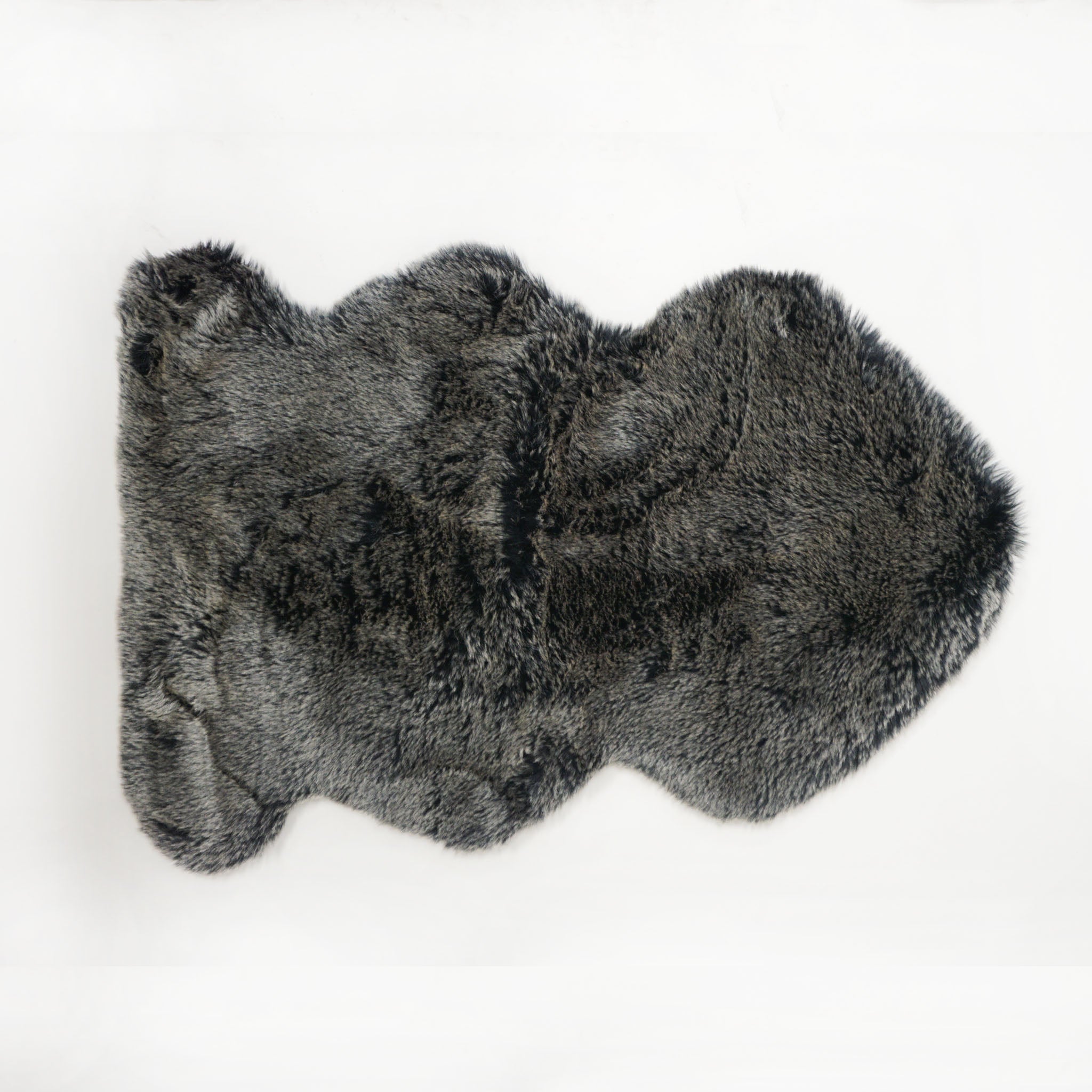 Faux Fur Rug | Black | 26" x 36"
