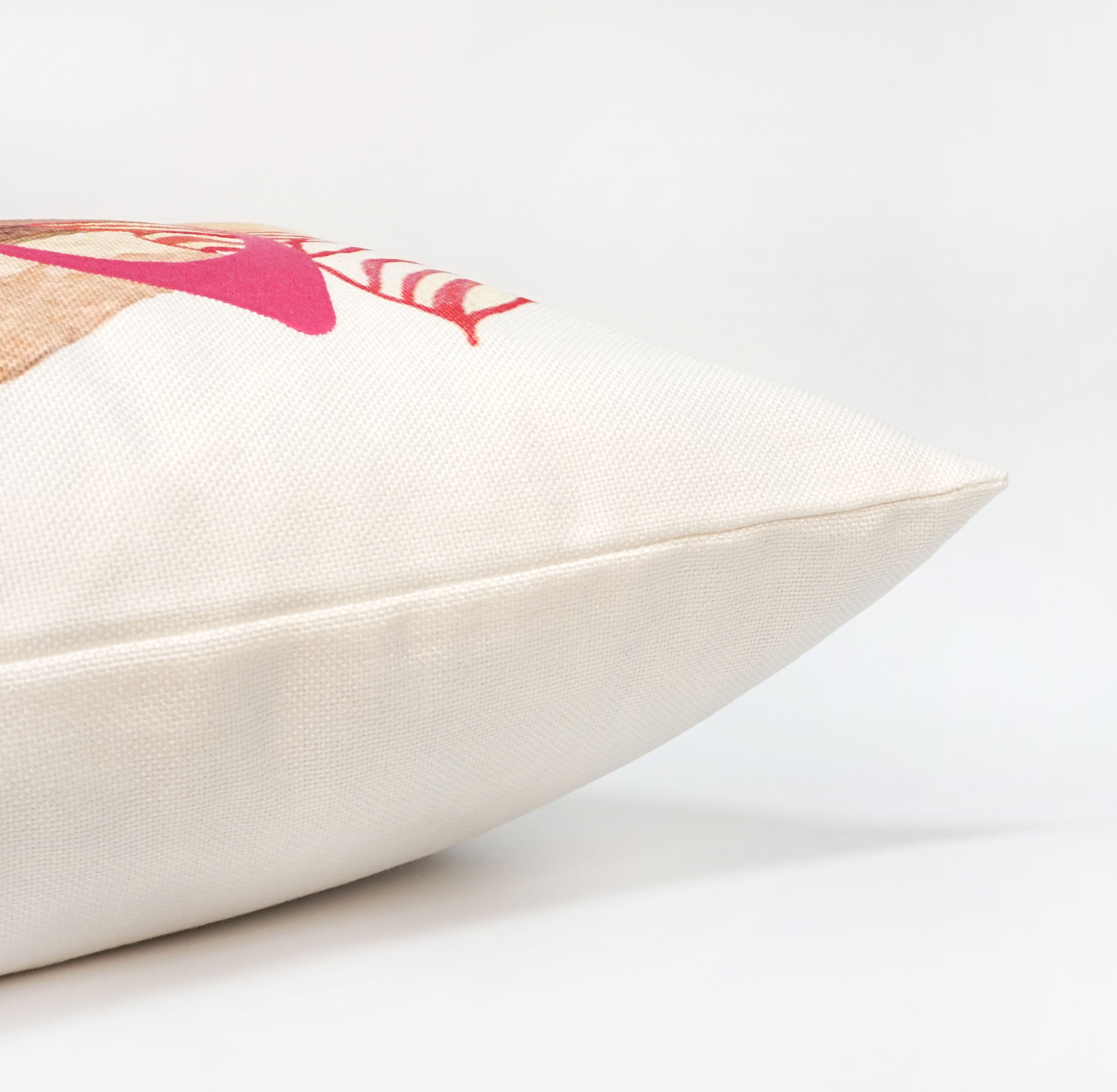 Easter Bunny Glasses Throw Pillow Cover | Pink | 20" x 20"