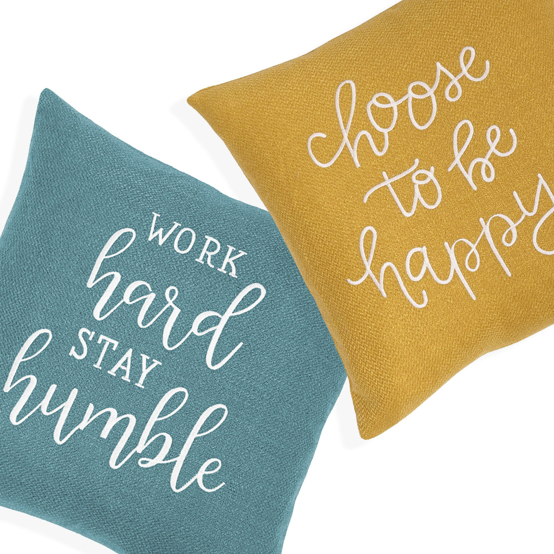 Work Hard Stay Humble Throw Pillow Cover | Spa | 20" x 20"