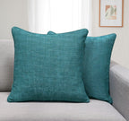 Set of 2 Gorgeous Chenille Throw Pillow Micro Piping | 20" x 20"
