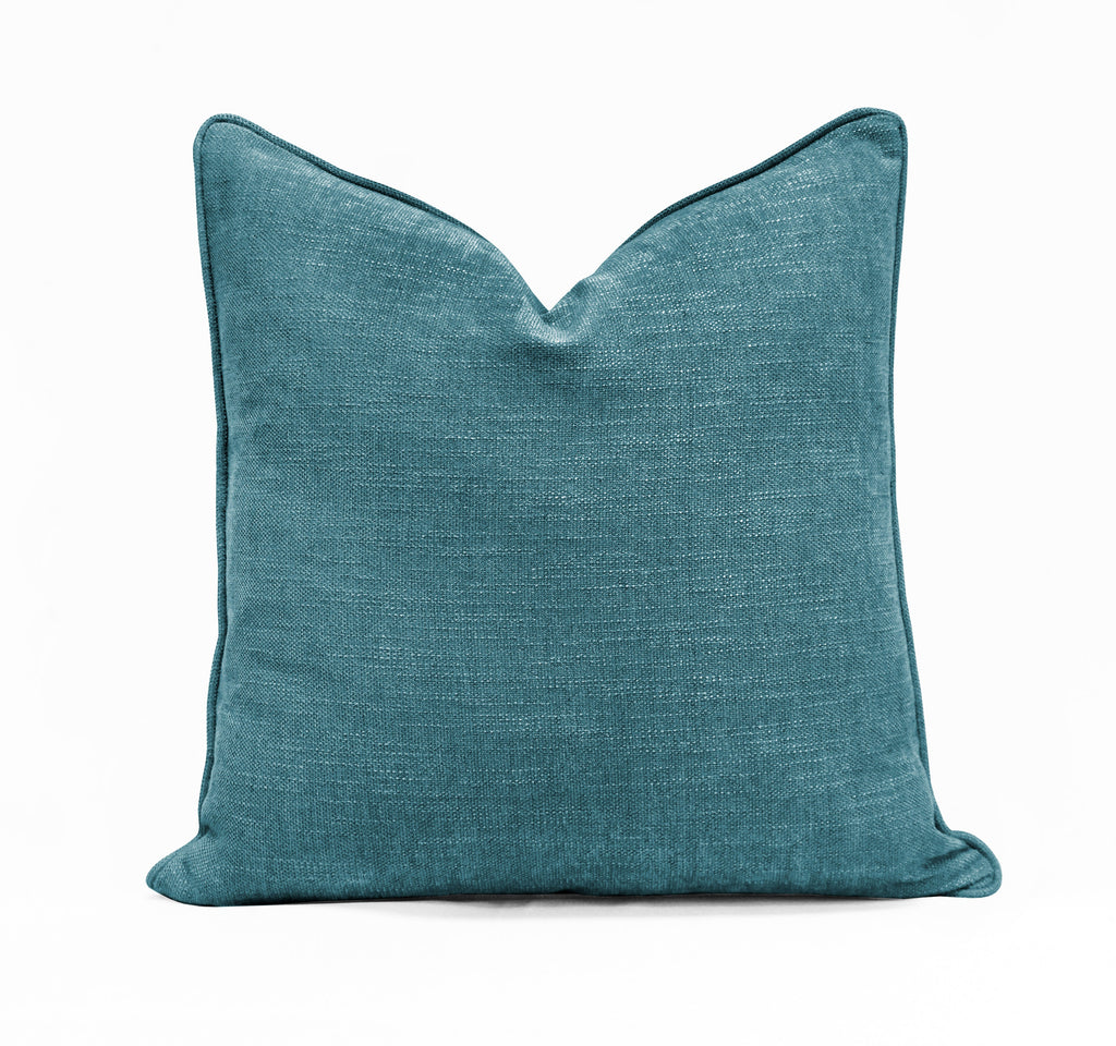 Set of 2 Gorgeous Chenille Throw Pillow Micro Piping | 20" x 20"