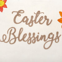 Easter Blessings Floral Throw Pillow Cover | Multi | 14" x 20"
