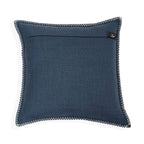 Family Whip Stitch Throw Pillow Cover | Navy | 20" x 20"