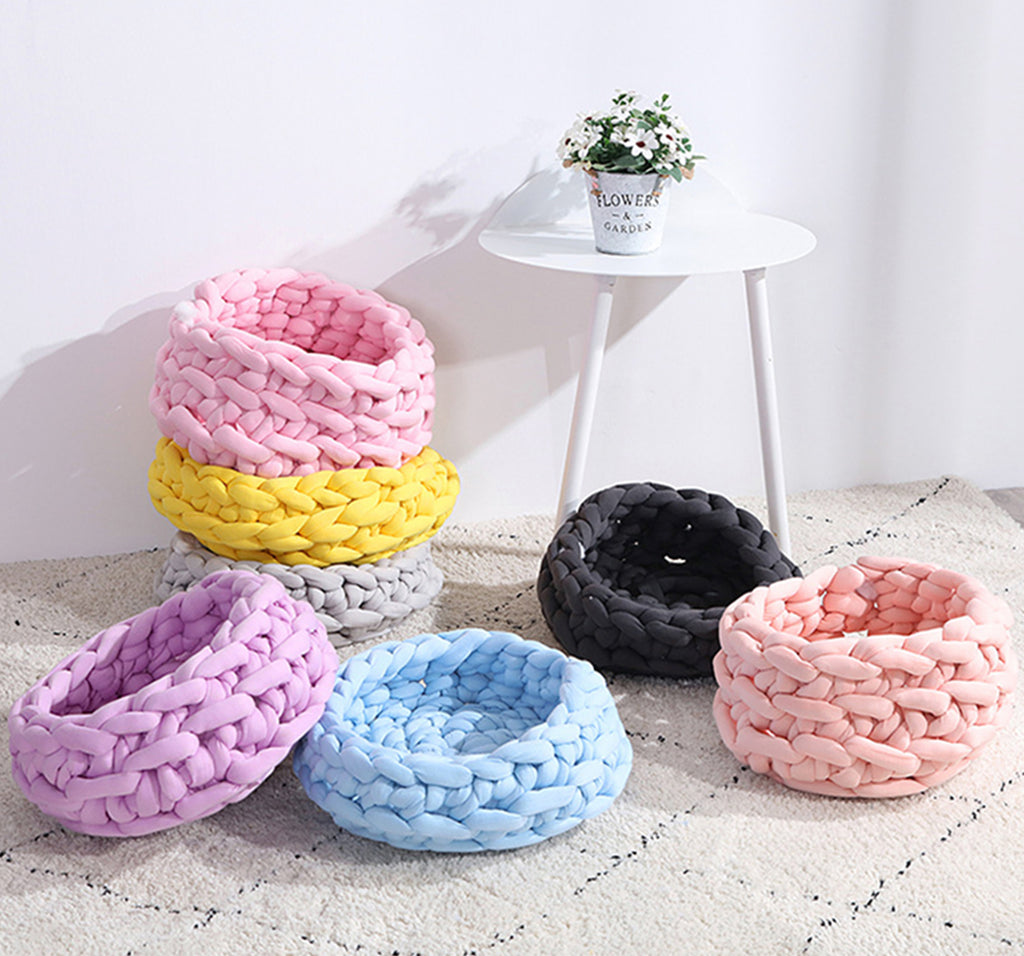 Handwoven Knit Pet Bed/Mat | 50cm/19.6in | Medium