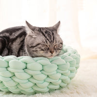Handwoven Knit Pet Bed/Mat | 50cm/19.6in | Medium