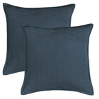 Set of 2 Basely Linen Look Throw Pillow Cover | 20" x 20"