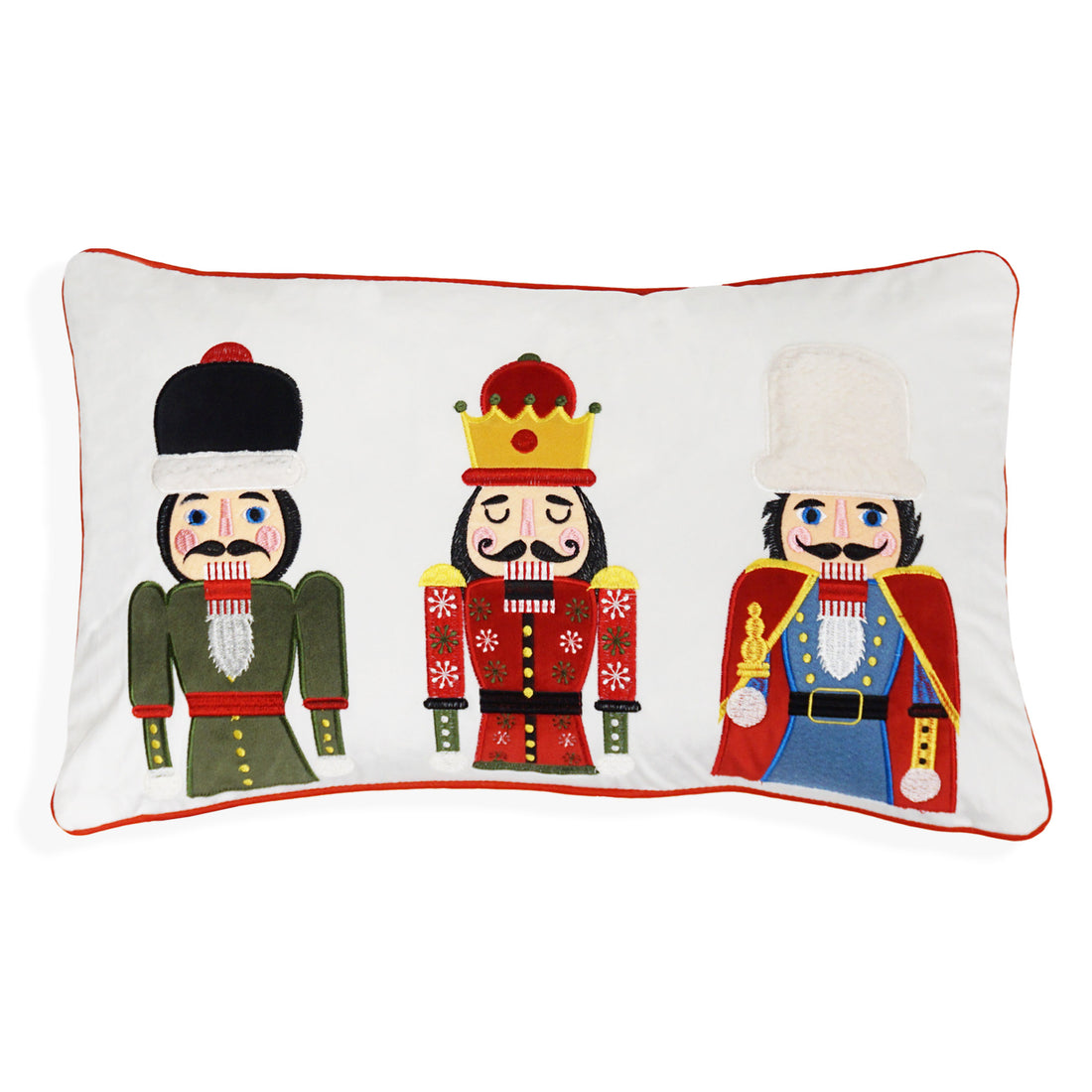 Christmas Nutcracker Throw Pillow | Multi | 12" x 20"
