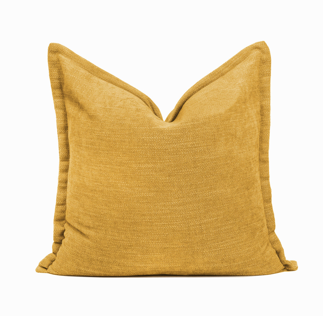 James Chenille Throw Pillow Cover | 23" x 23"