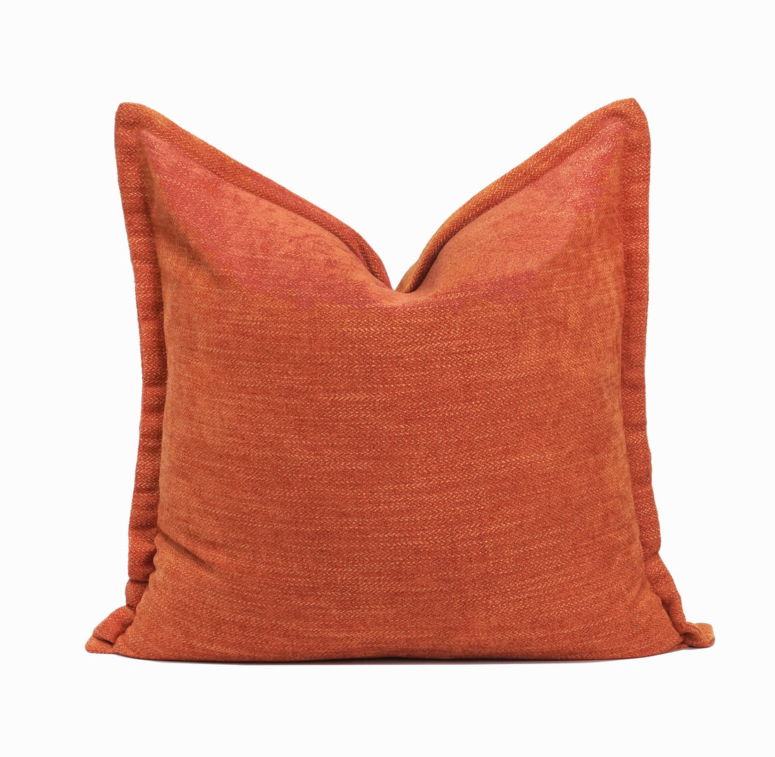 James Chenille Throw Pillow Cover | 23" x 23"