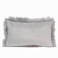 Shaggy Faux Fur Throw Pillow Cover | 12x20 & 18x18