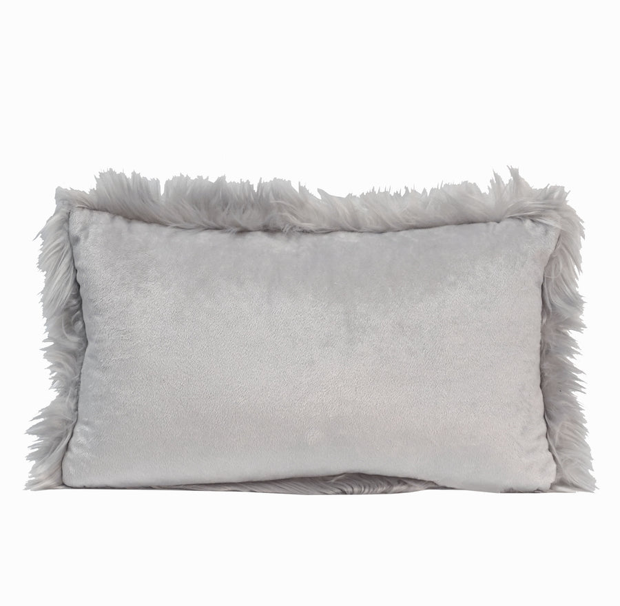 Shaggy Faux Fur Throw Pillow Cover | 12x20 & 18x18