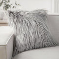 Shaggy Faux Fur Throw Pillow Cover | 12x20 & 18x18