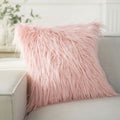 Shaggy Faux Fur Throw Pillow Cover | 12x20 & 18x18