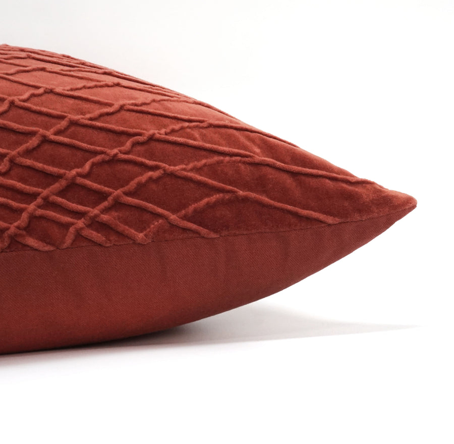 Suri Velvet Throw Pillow Cover | 20" x 20"