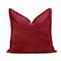 James Chenille Throw Pillow Cover | 23" x 23"