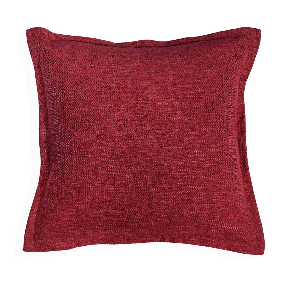 James Chenille Throw Pillow Cover | 23" x 23"